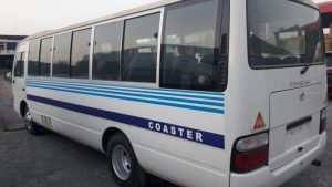 Toyota Coaster Bus Rental in Rwanda