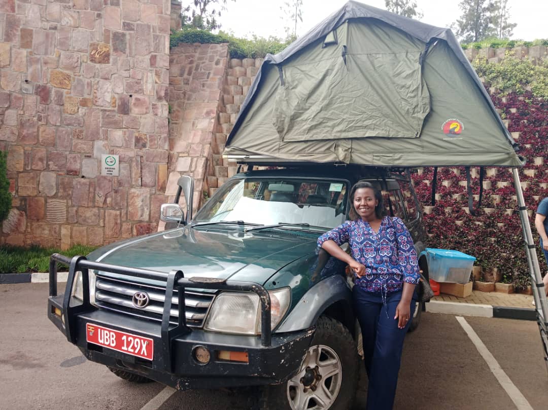 Car rental in Rwanda with rooftop tent 